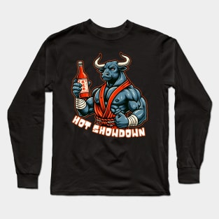 Hot sauce bodybuilder Long Sleeve T-Shirt